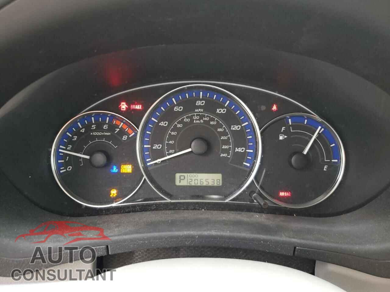 SUBARU FORESTER 2011 - JF2SHBDC7BH721777