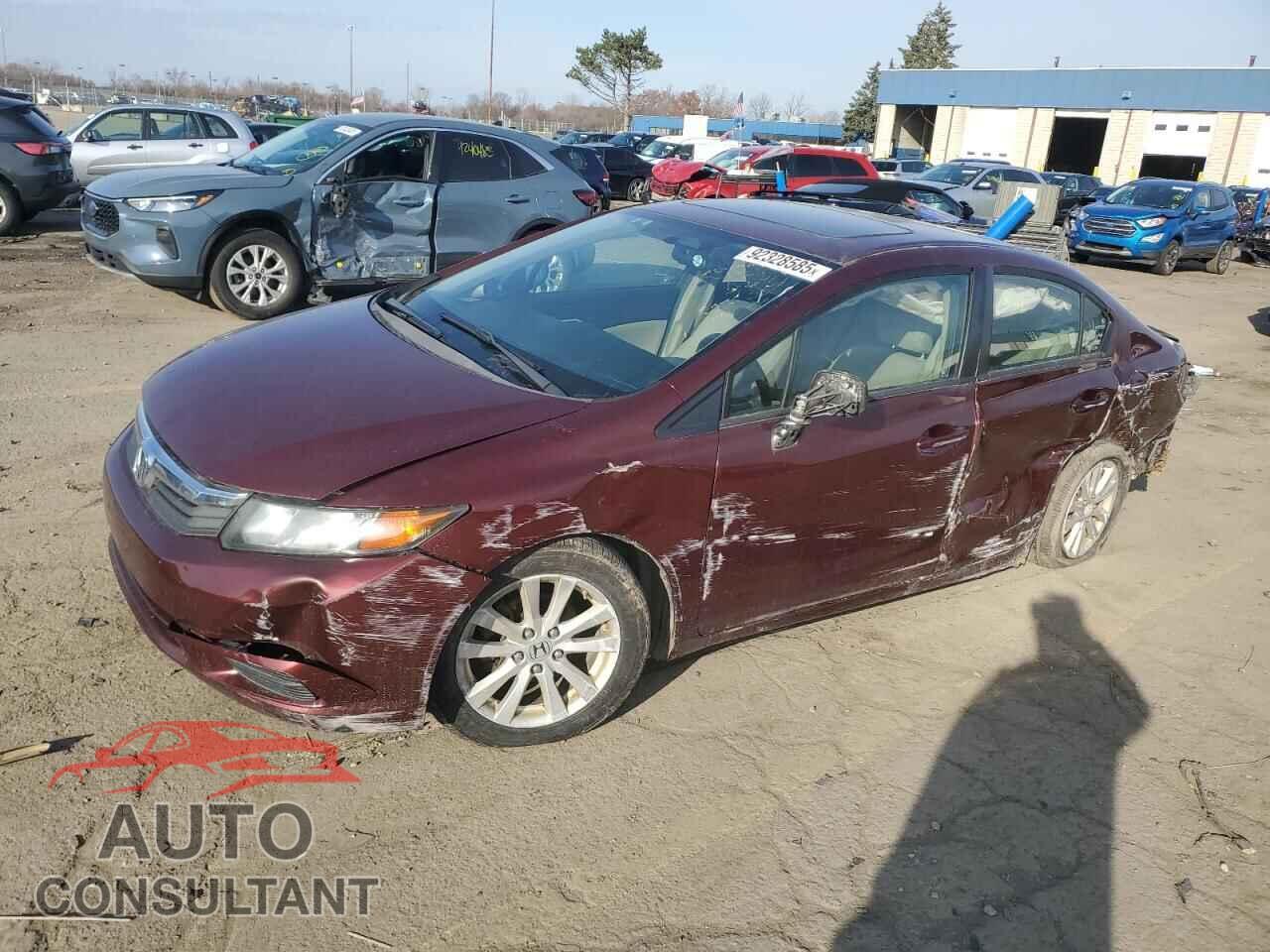 HONDA CIVIC 2012 - 2HGFB2F84CH537467