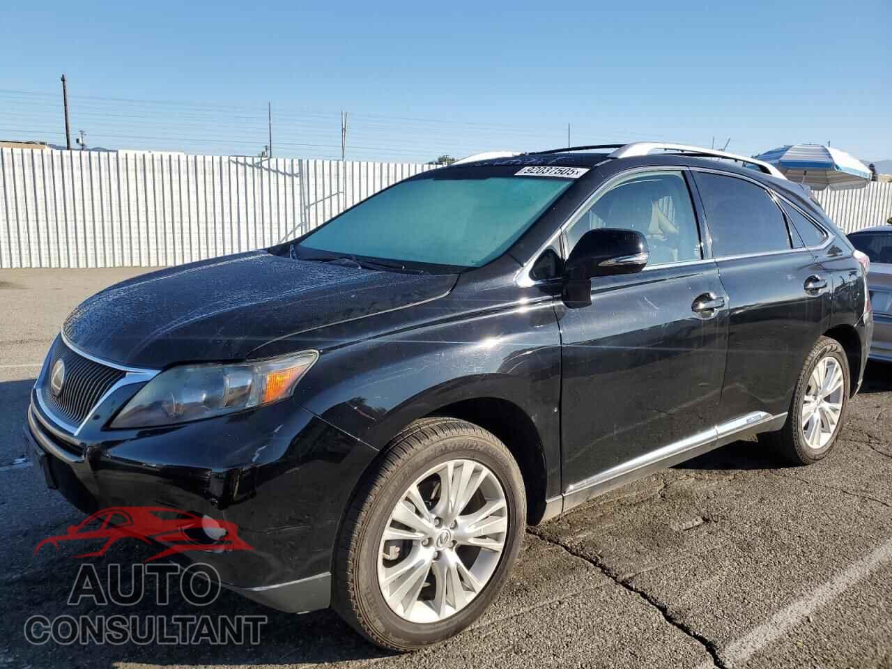 LEXUS RX450 2012 - JTJBC1BA6C2427622