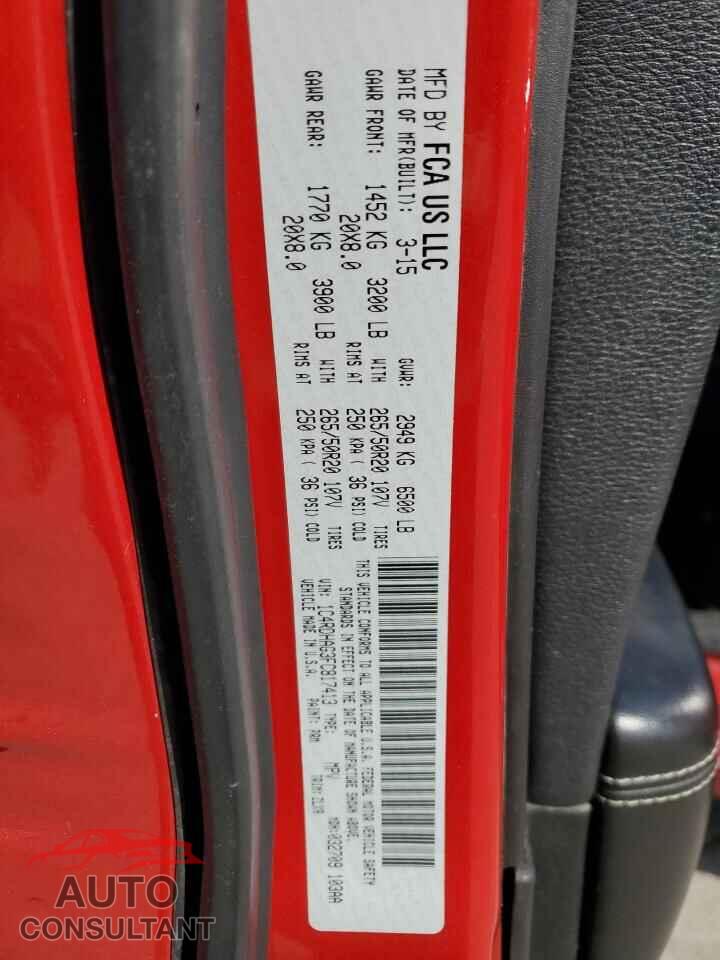 DODGE DURANGO 2015 - 1C4RDHAG3FC817413