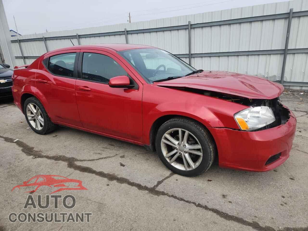 DODGE AVENGER 2012 - 1C3CDZCB0CN314231