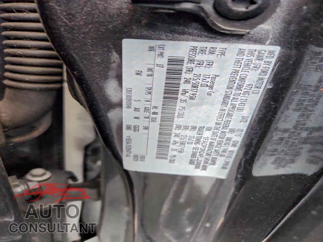 FORD FOCUS 2015 - 1FADP3N24FL230050