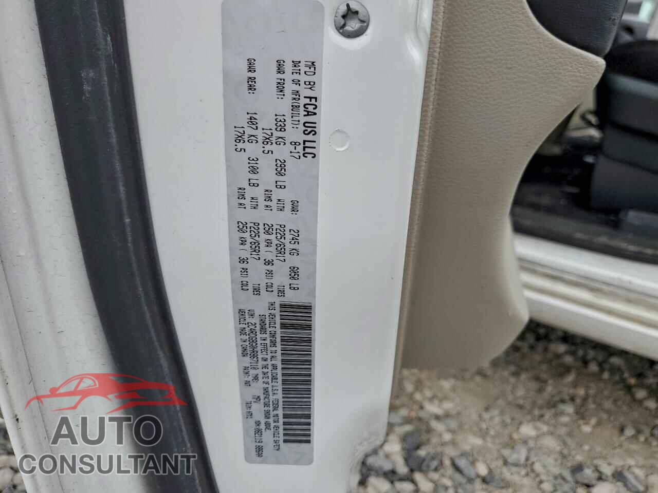 DODGE CARAVAN 2017 - 2C4RDGBG0HR867110