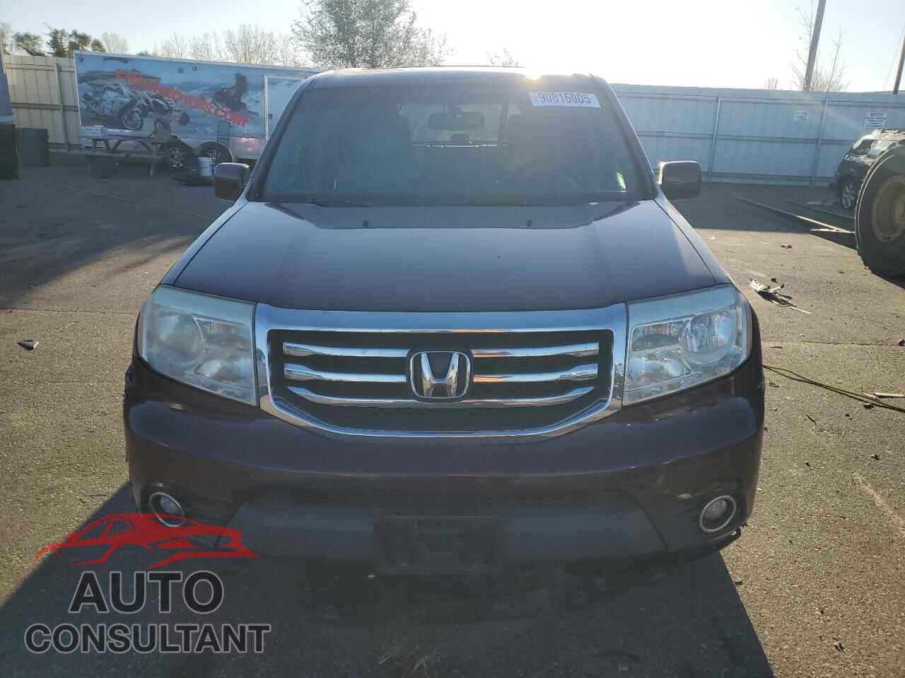 HONDA PILOT 2012 - 5FNYF4H51CB016545