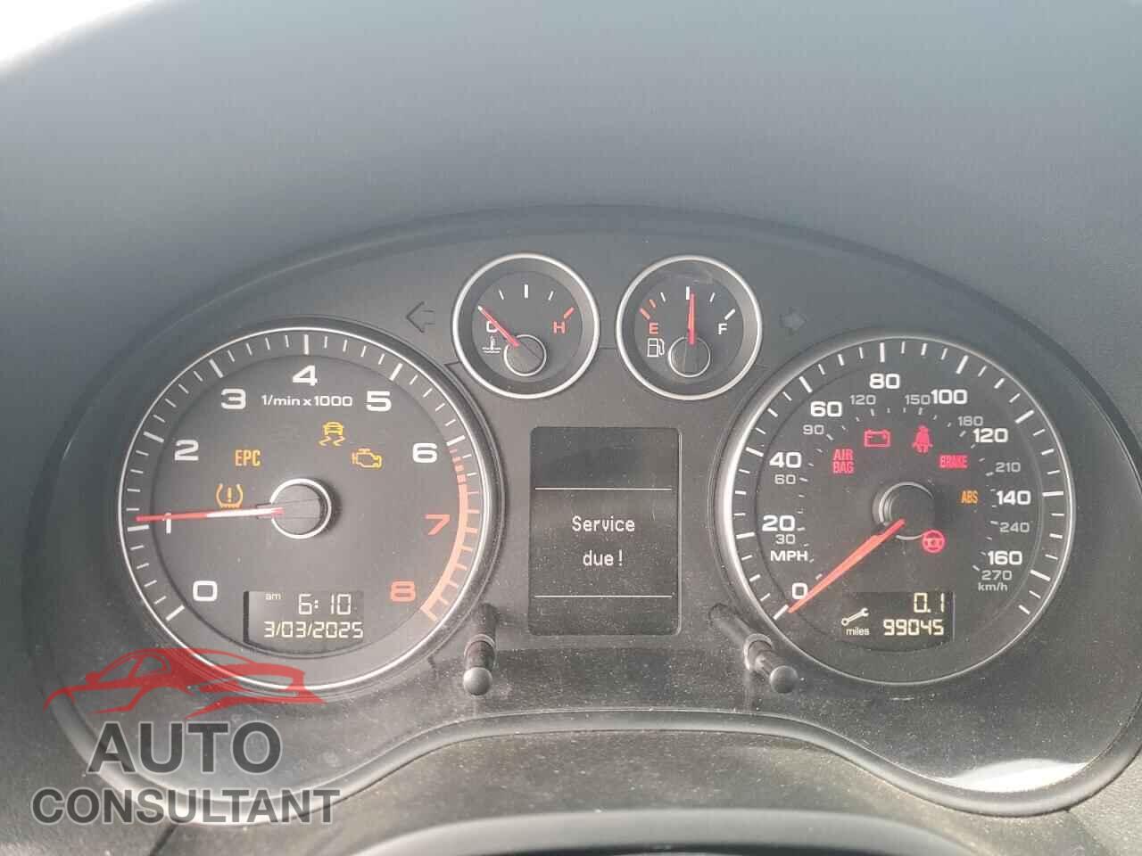 AUDI A3 2010 - WAUPEAFM9AA089687