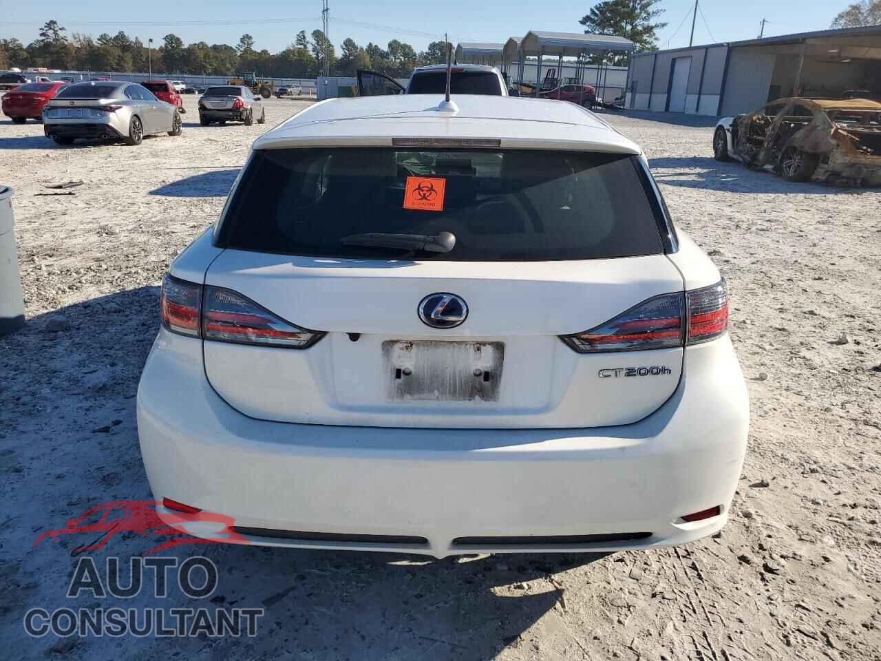 LEXUS CT 200 2012 - JTHKD5BH0C2114441