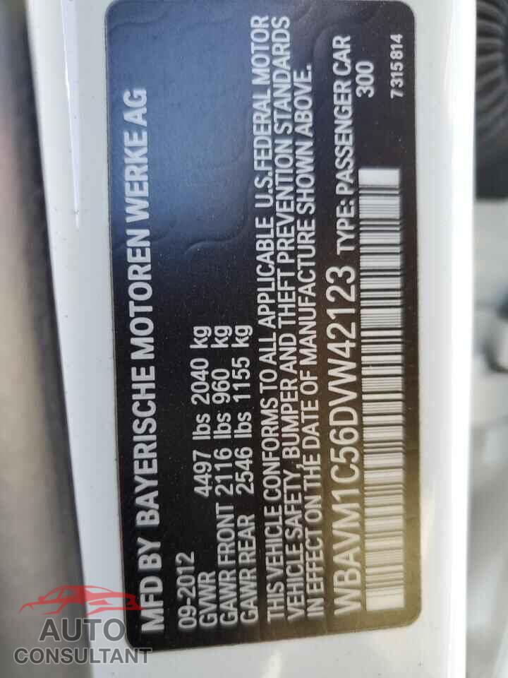 BMW X1 2013 - WBAVM1C56DVW42123