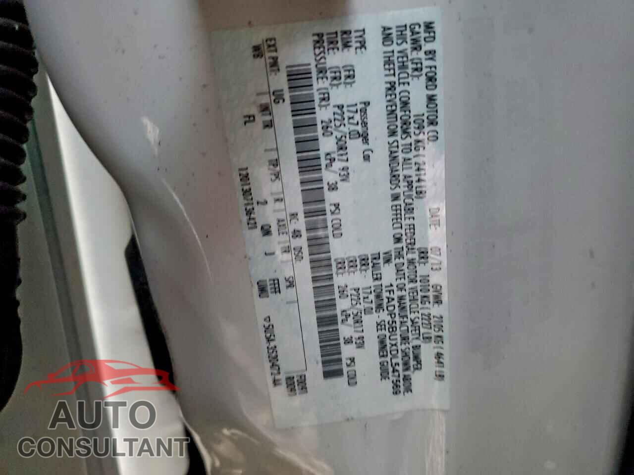 FORD CMAX 2013 - 1FADP5BUXDL547569
