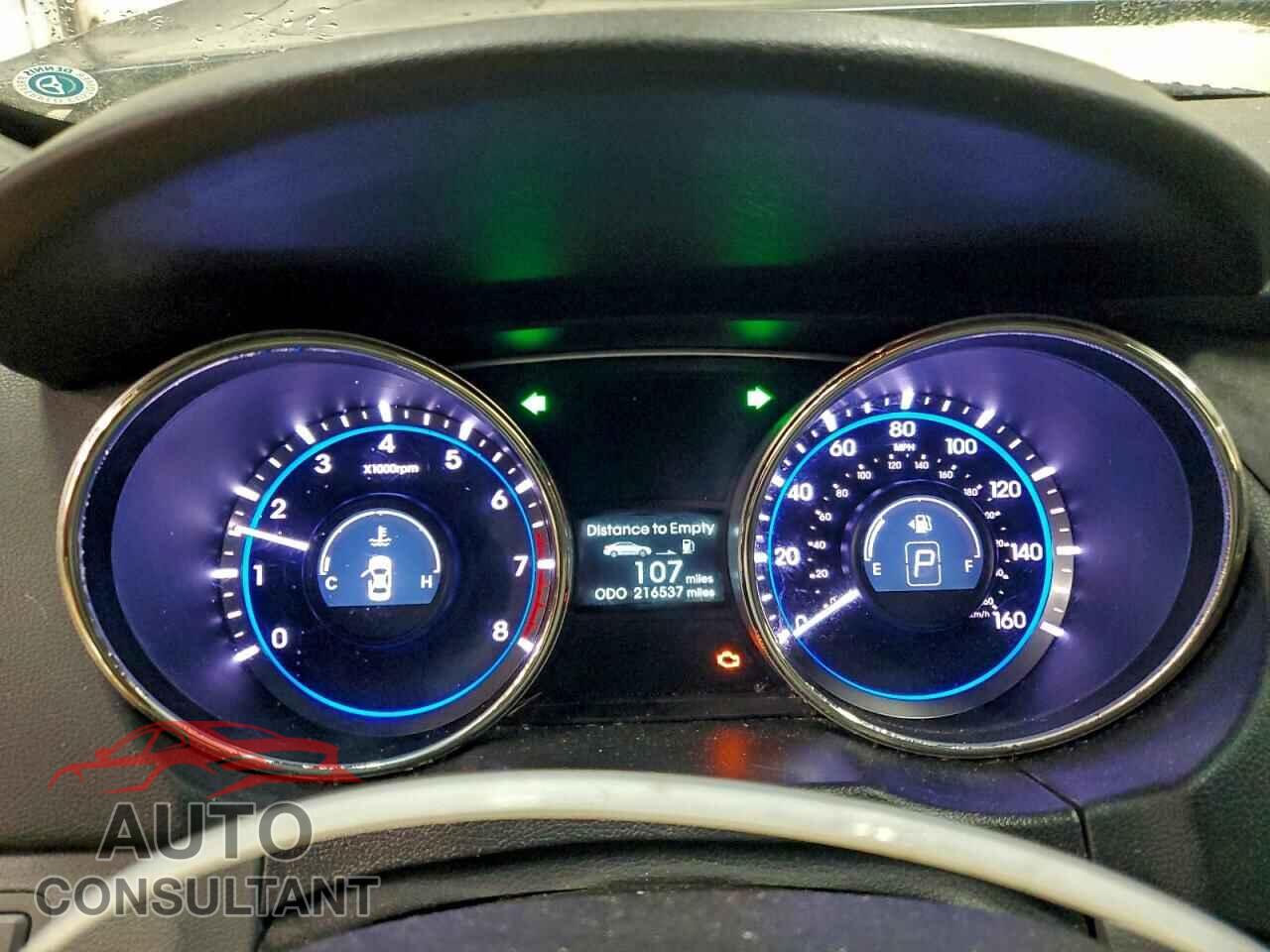 HYUNDAI SONATA 2012 - 5NPEB4AC5CH381612