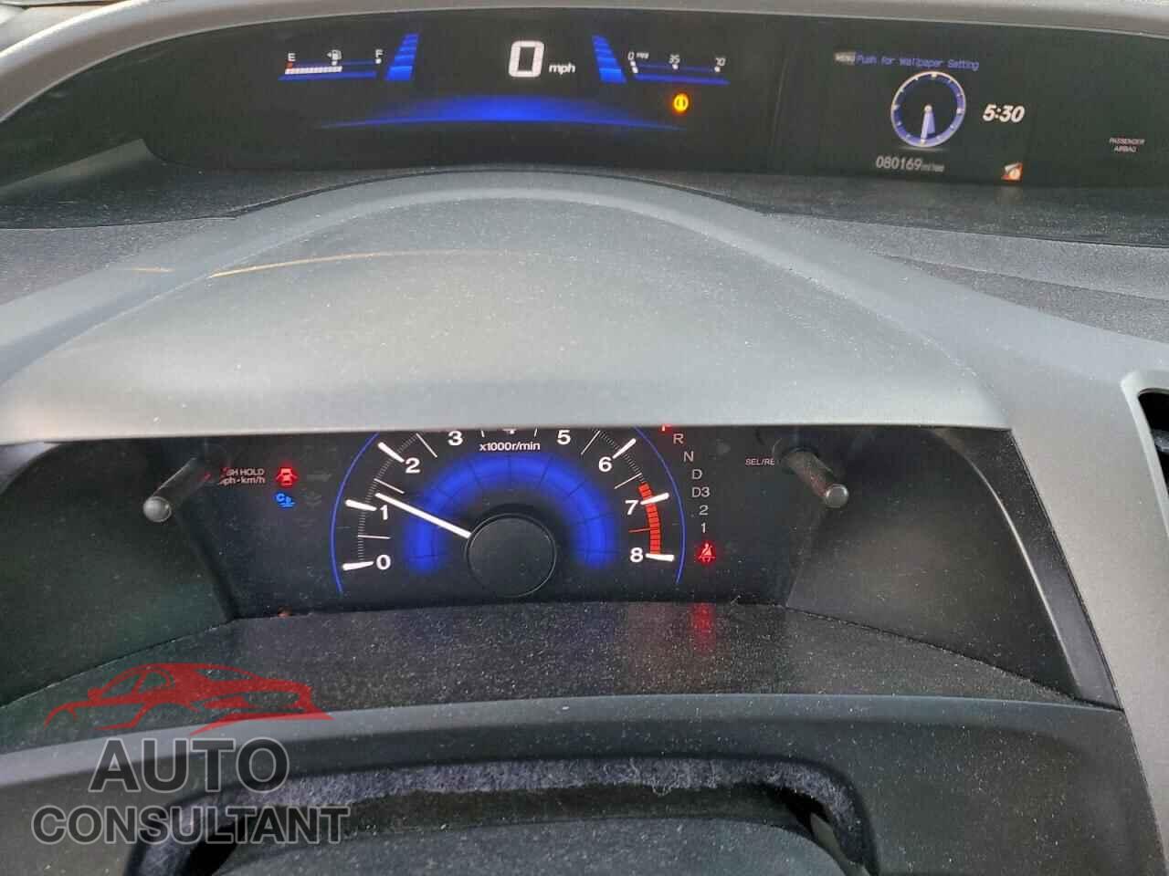 HONDA CIVIC 2012 - 19XFB2F57CE386592