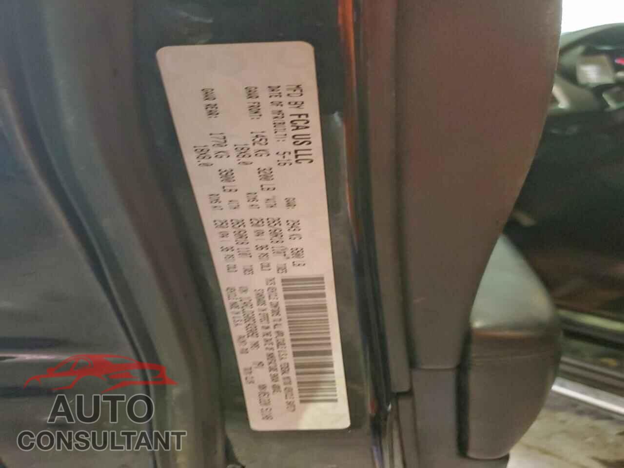 DODGE DURANGO 2016 - 1C4RDJDG0GC433092