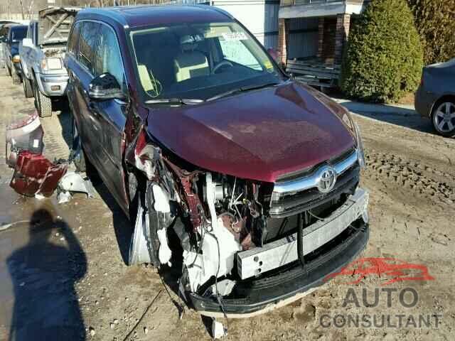 TOYOTA HIGHLANDER 2015 - 5TDDKRFH4FS216503