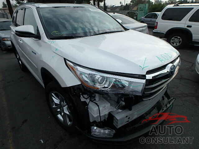 TOYOTA HIGHLANDER 2015 - 5TDDCRFH4FS008148
