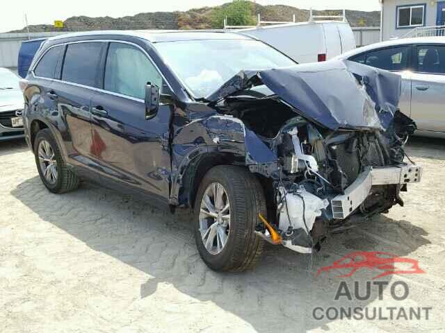 TOYOTA HIGHLANDER 2015 - 5TDKKRFH0FS052156