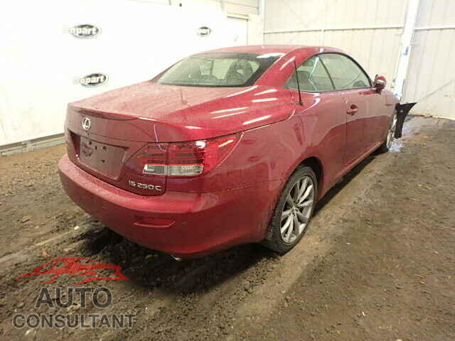 LEXUS IS250 2015 - JTHFF2C2XF2532014