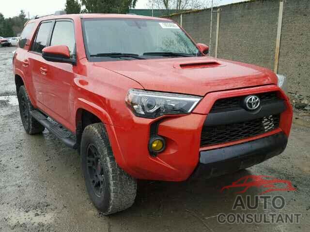 TOYOTA 4RUNNER 2015 - JTEBU5JR0F5234041