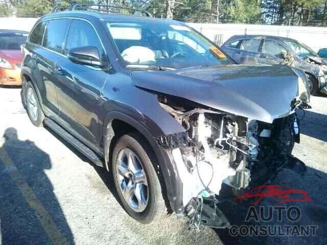 TOYOTA HIGHLANDER 2015 - 5TDYKRFH9FS082444