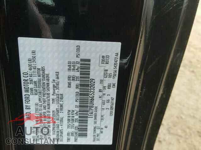 FORD MUSTANG 2016 - 1FATP8UH6G5232029