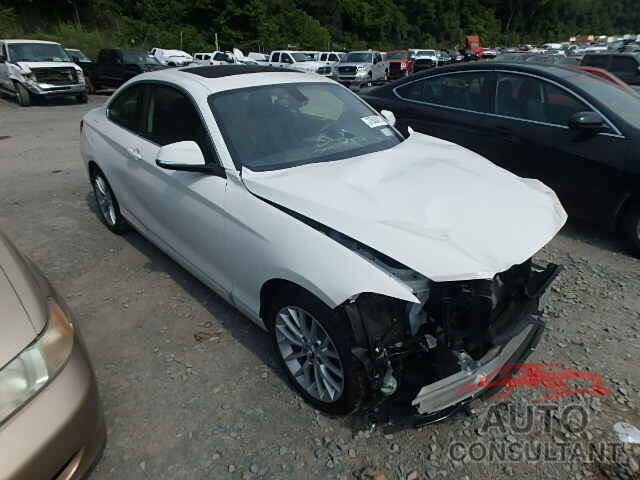 BMW 2 SERIES 2015 - WBA1F7C59FVX95433