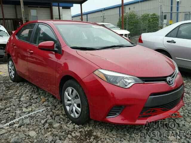TOYOTA COROLLA 2016 - 2T1BURHE3GC498518