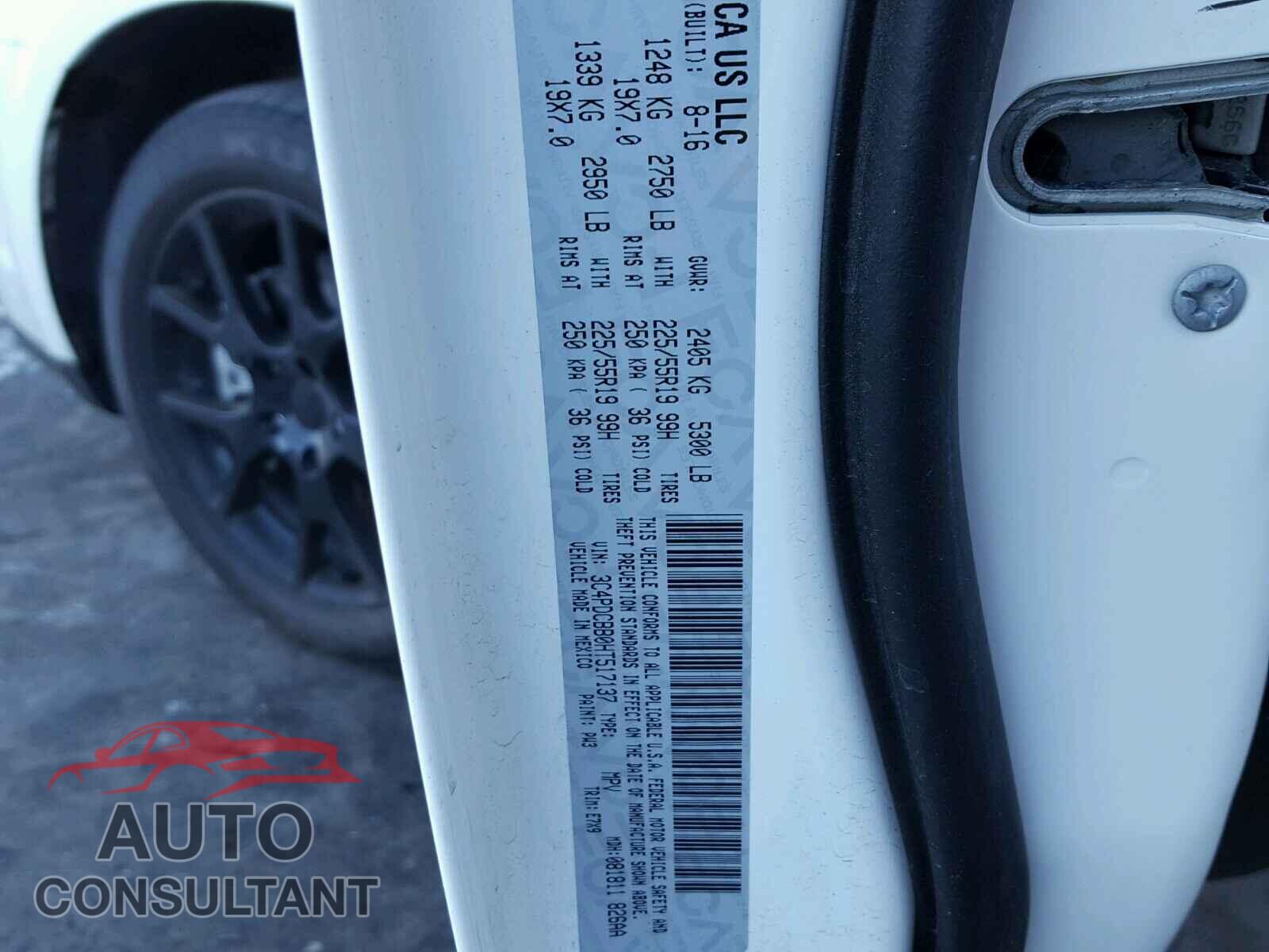 DODGE JOURNEY 2017 - 3C4PDCBB0HT517137