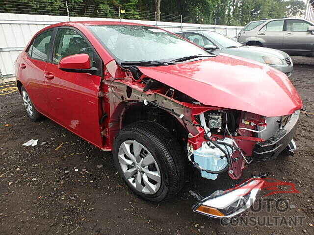 TOYOTA COROLLA 2016 - 2T1BURHE6GC539224