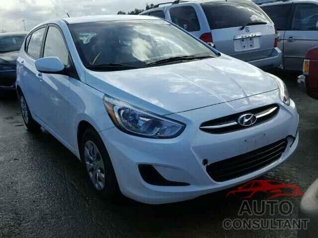 HYUNDAI ACCENT 2016 - KMHCT5AE6GU281022