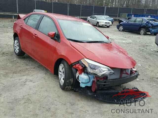 TOYOTA COROLLA 2016 - 2T1BURHE4GC741866