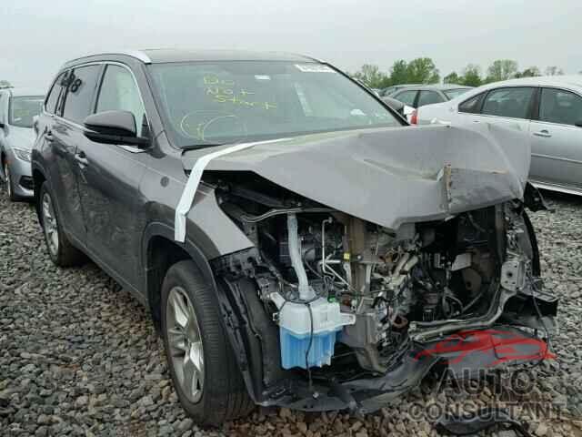 TOYOTA HIGHLANDER 2015 - 5TDDKRFH0FS112235