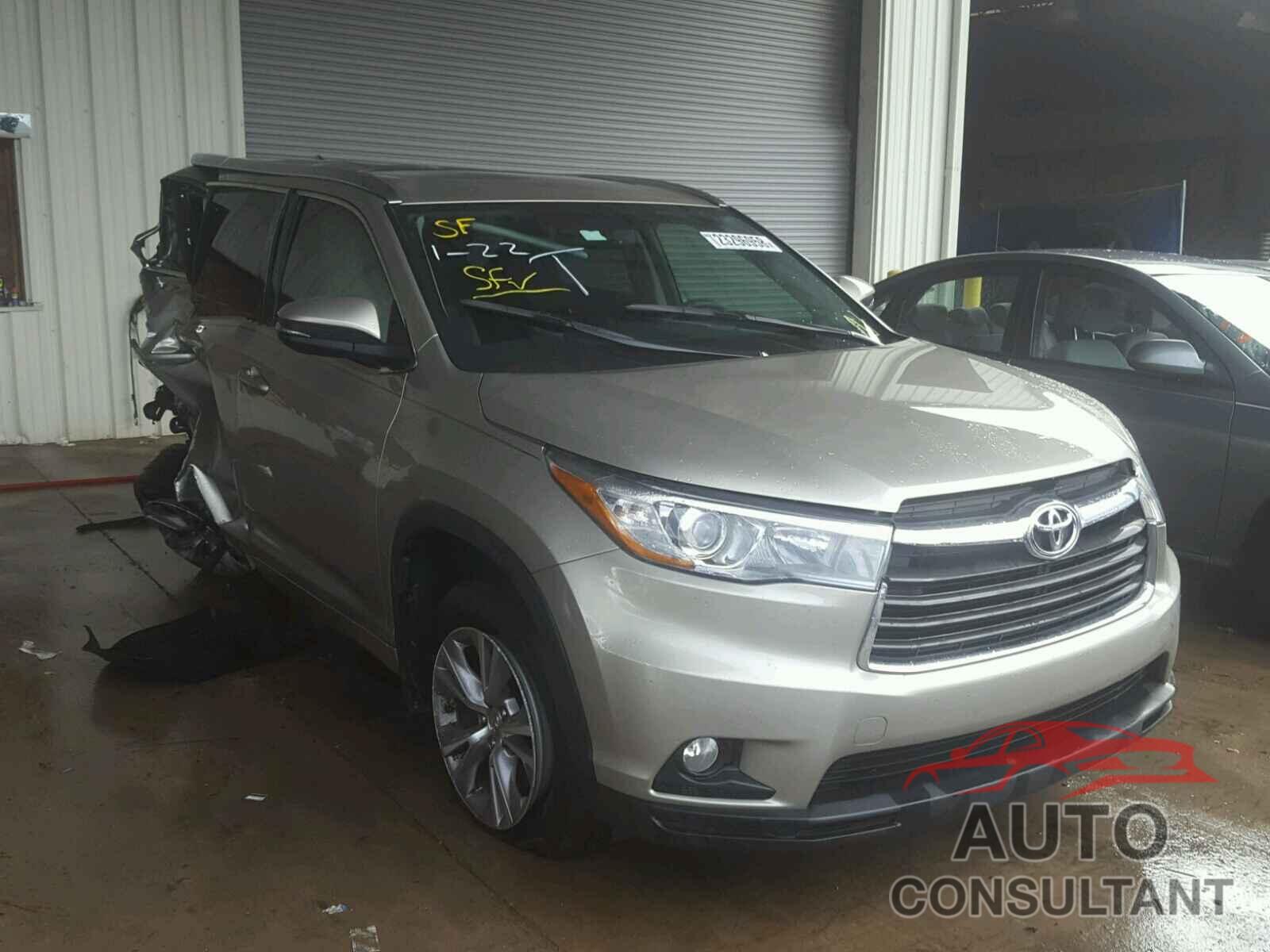 TOYOTA HIGHLANDER 2015 - 5TDJKRFH4FS146259