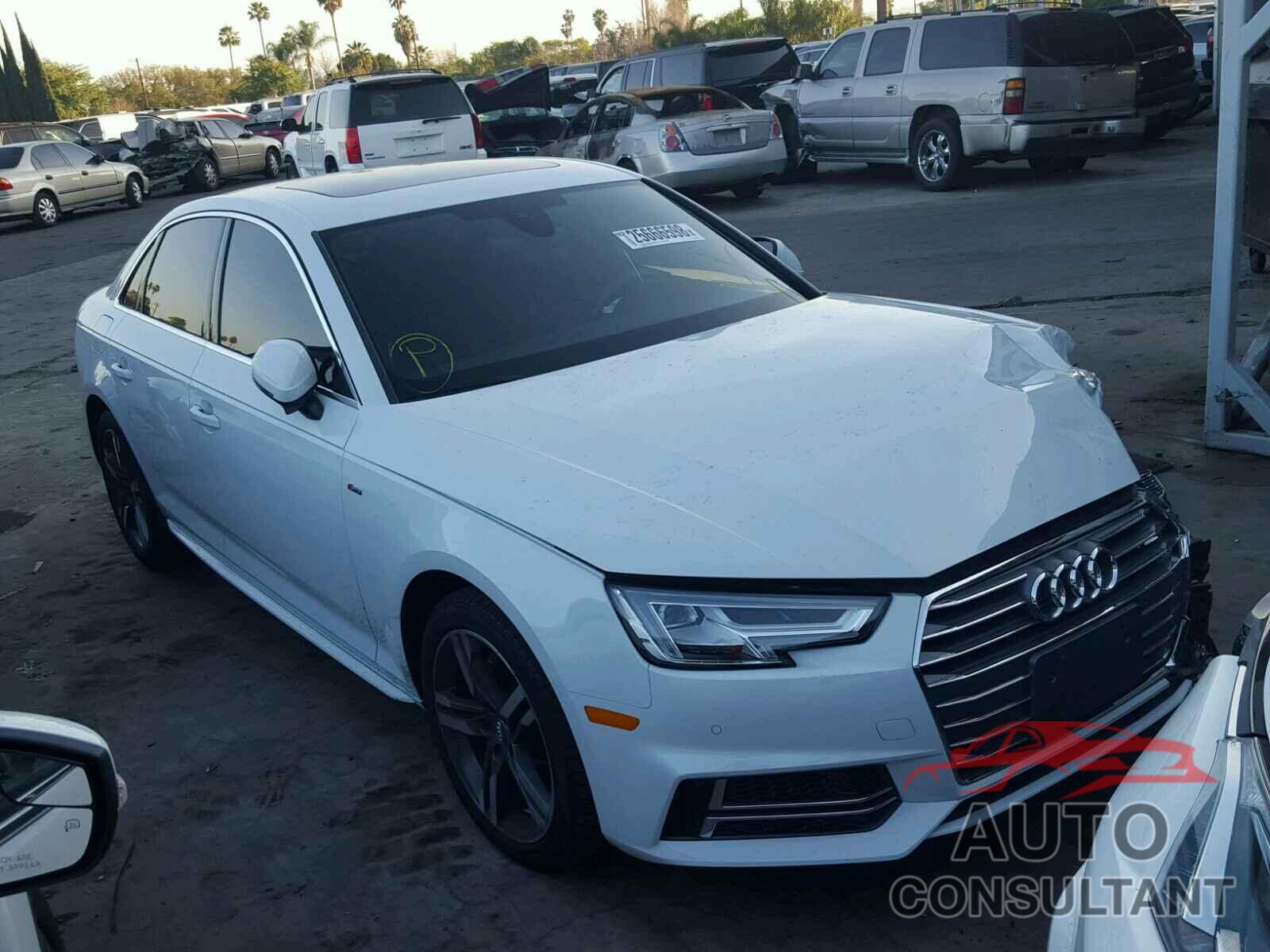 AUDI A4 2017 - WAULMAF4XHN069453