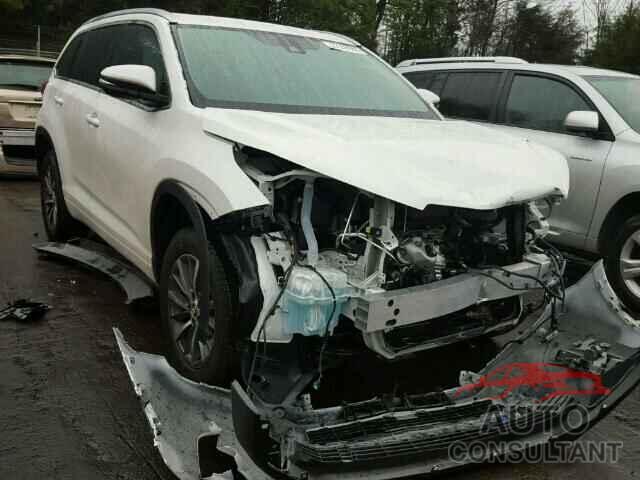 TOYOTA HIGHLANDER 2017 - 5TDKZRFH1HS523536