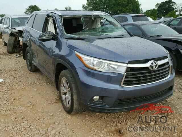 TOYOTA HIGHLANDER 2015 - 5TDKKRFH8FS094123