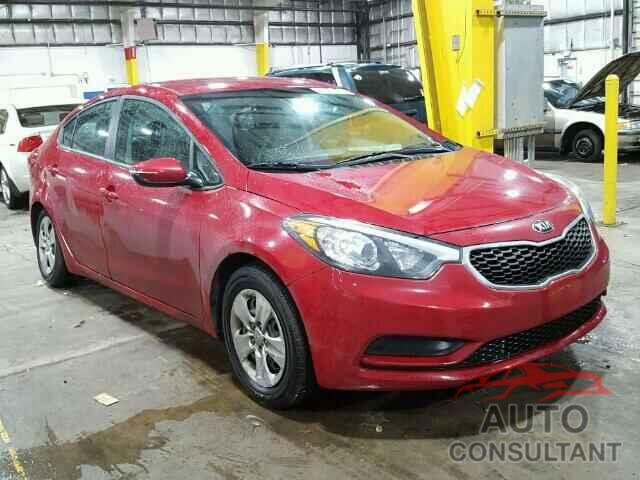 KIA FORTE 2016 - KNAFX4A63G5519795