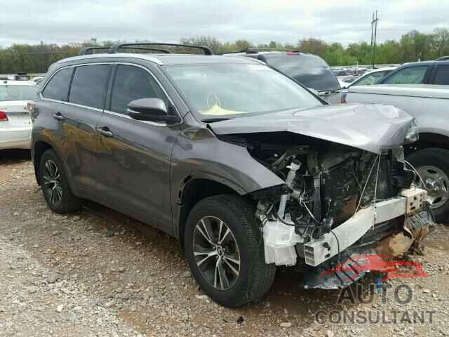 TOYOTA HIGHLANDER 2016 - 5TDJKRFH5GS333494