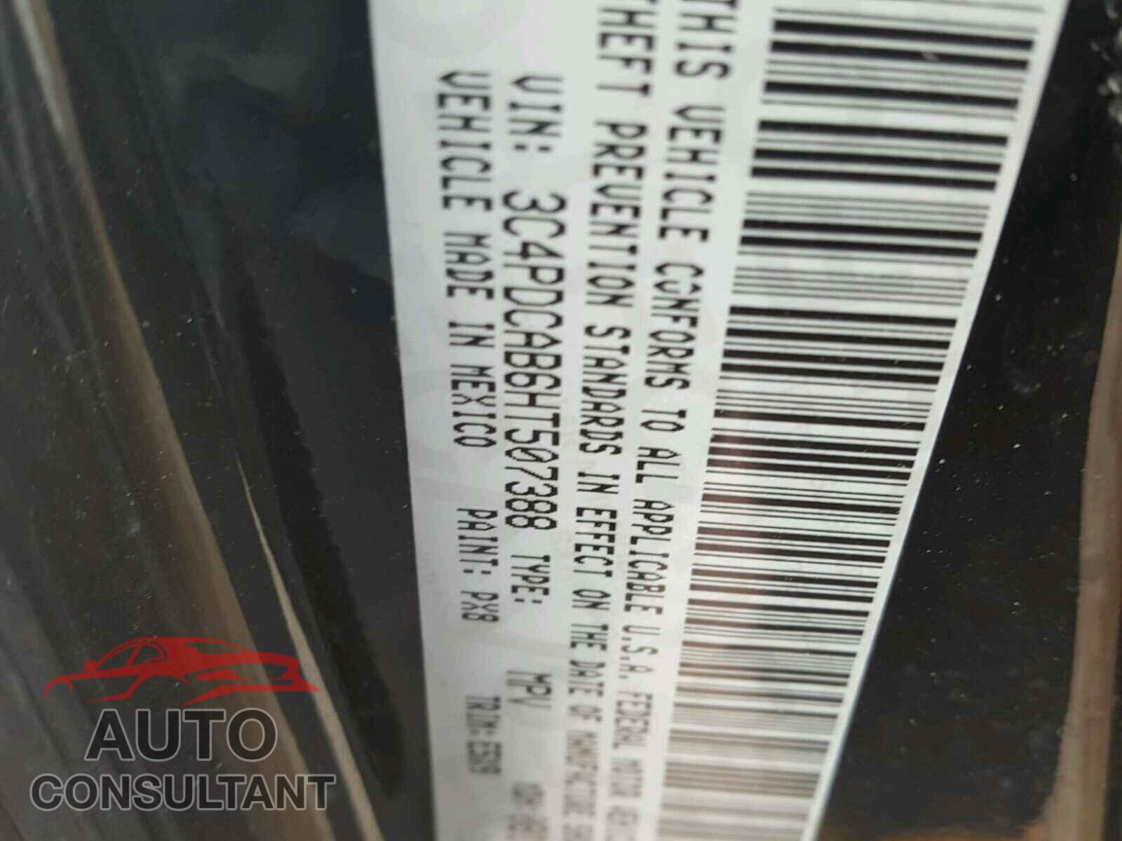DODGE JOURNEY 2017 - 3C4PDCAB6HT507388