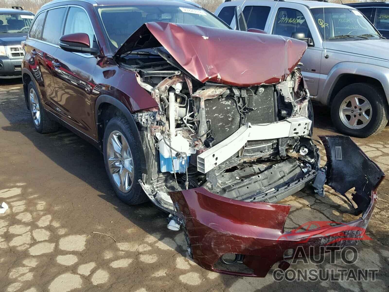 TOYOTA HIGHLANDER 2015 - 5TDDKRFH9FS091952