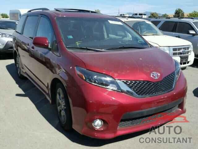 TOYOTA SIENNA 2015 - 5TDXK3DC8FS668617