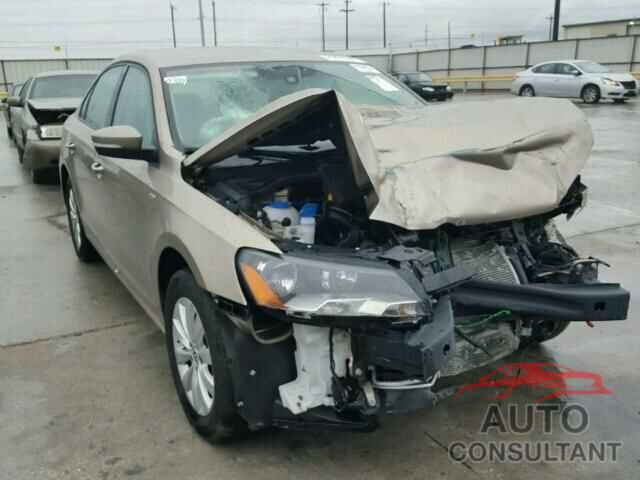 VOLKSWAGEN PASSAT 2015 - 1VWAT7A39FC046721