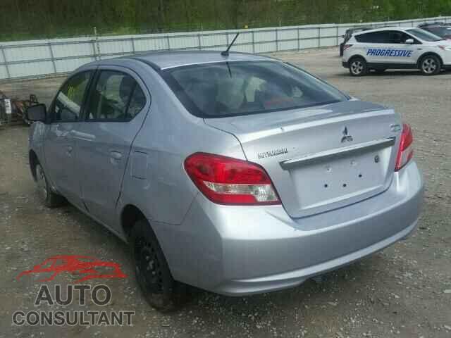 MITSUBISHI MIRAGE 2017 - ML32F3FJ1HHF08862