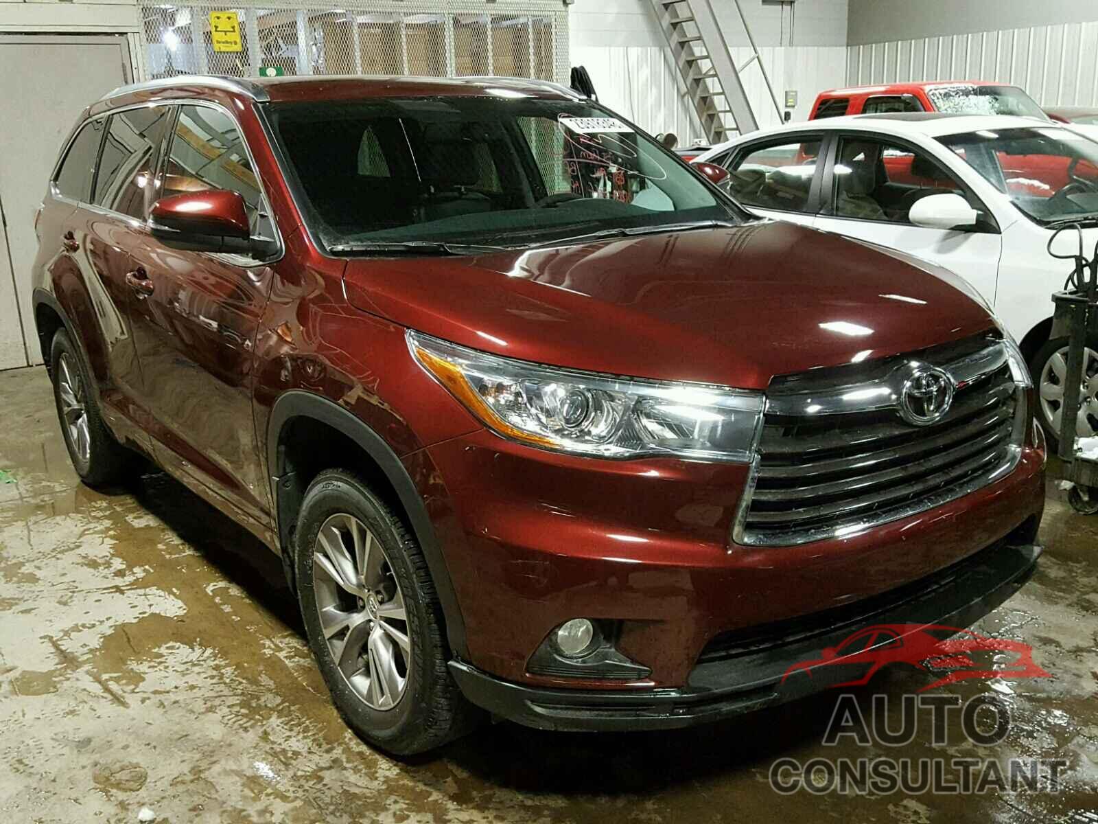 TOYOTA HIGHLANDER 2015 - 5TDJKRFH0FS208272