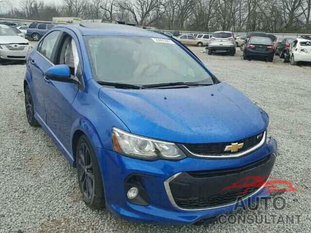 CHEVROLET SONIC 2017 - 1G1JF5SB1H4102922