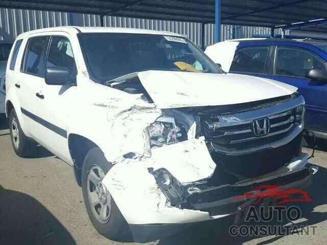 HONDA PILOT 2015 - 5FNYF3H2XFB028536