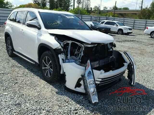 TOYOTA HIGHLANDER 2017 - 5TDKZRFH2HS513713