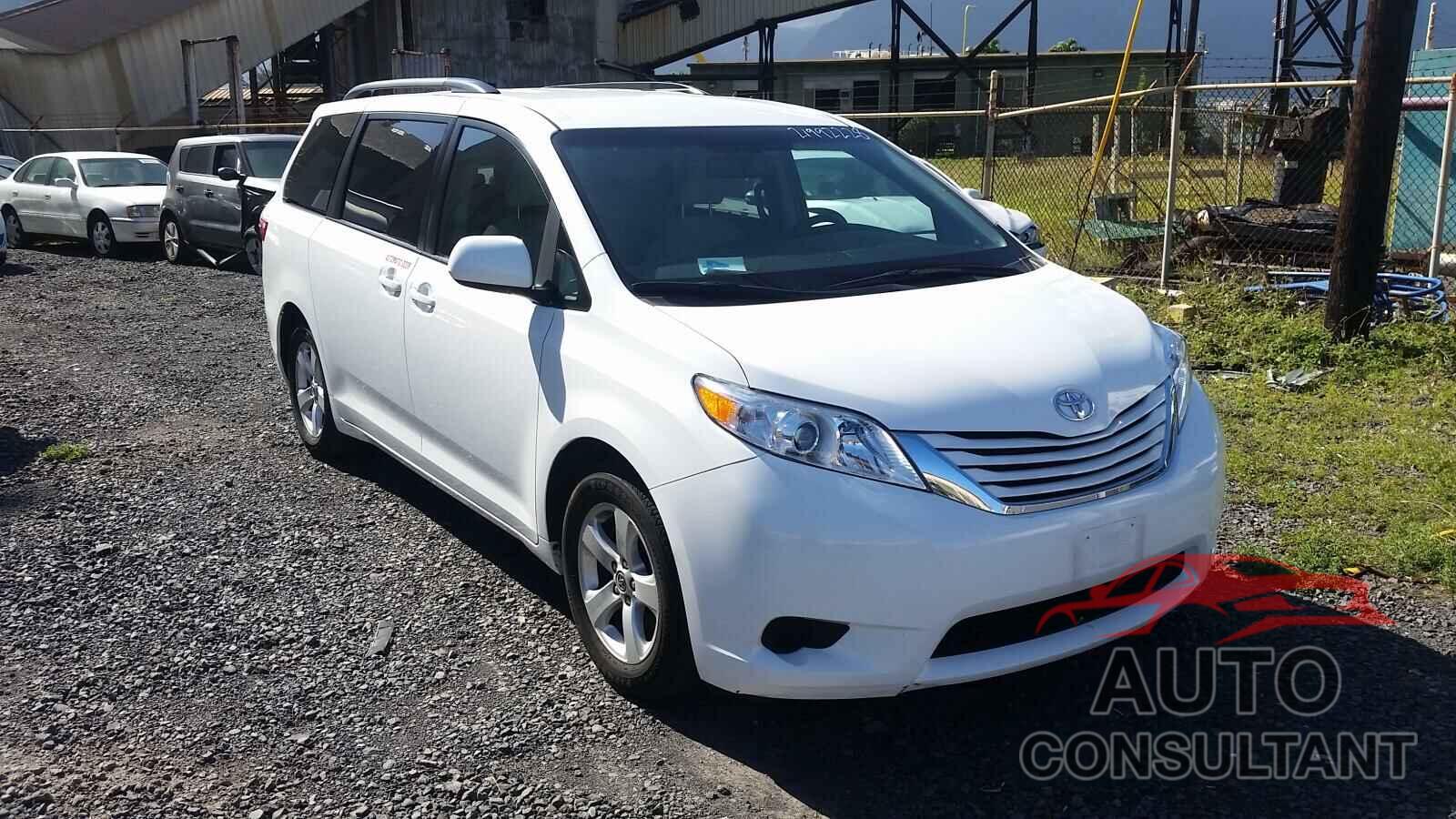 TOYOTA SIENNA 2017 - 5TDKZ3DC1HS832069