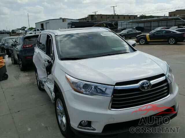 TOYOTA HIGHLANDER 2015 - 5TDYKRFH2FS110147