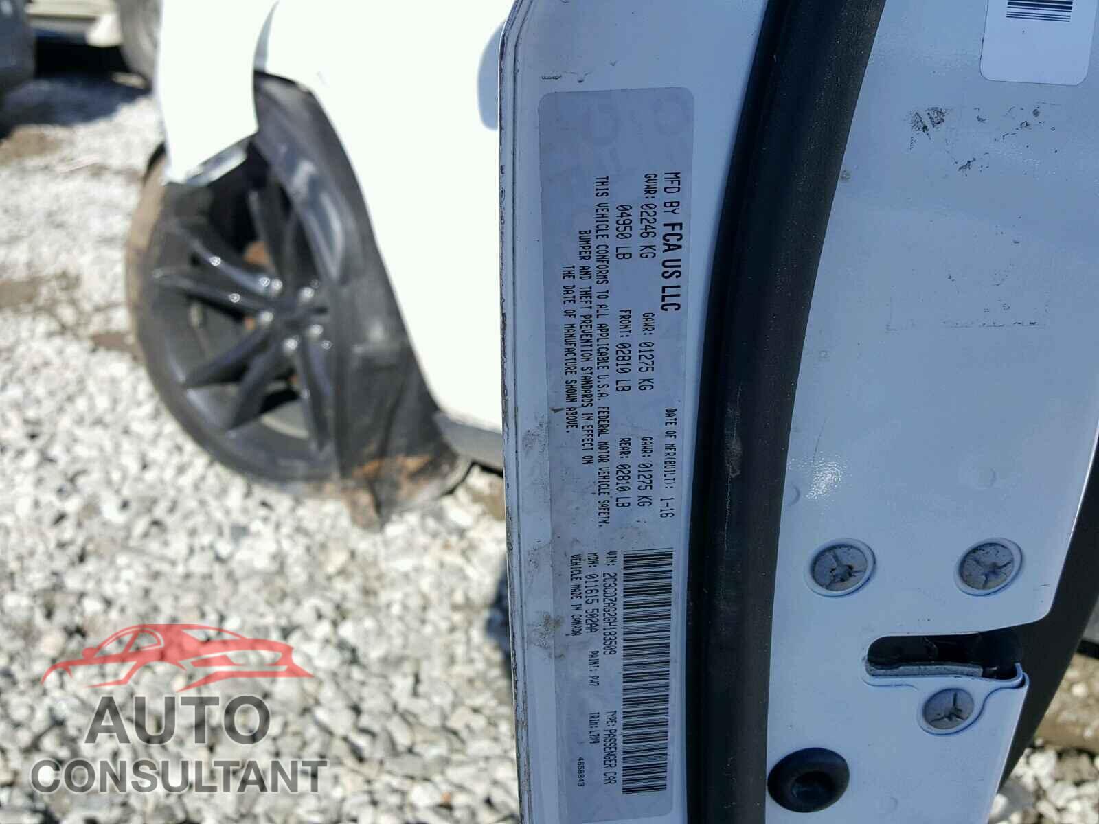 DODGE CHALLENGER 2016 - 2C3CDZAG2GH183509