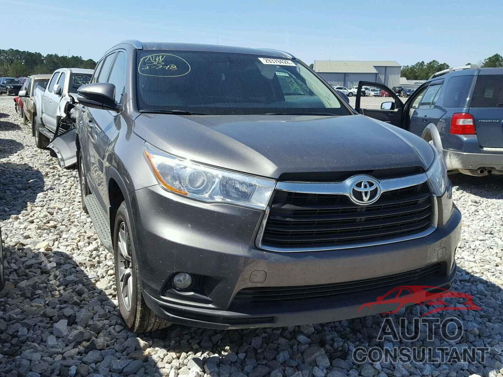 TOYOTA HIGHLANDER 2015 - 5TDKKRFH6FS109623
