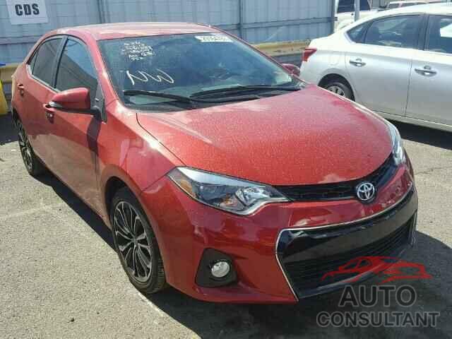 TOYOTA COROLLA 2016 - 2T1BURHEXGC609453