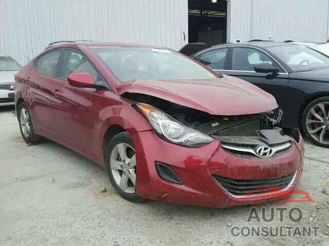 HYUNDAI ELANTRA 2011 - KMHDH4AE5BU111114